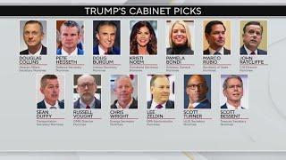 President-elect Trump’s cabinet nominees face Senate scrutiny