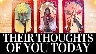 PICK A CARD  Their THOUGHTS Of YOU Today  What Is On Their Mind? ️ Love Tarot Reading Soulmate