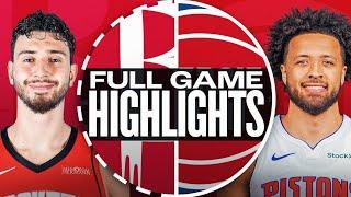 ROCKETS at PISTONS | FULL GAME HIGHLIGHTS | November 10, 2024