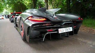 $3.5m Koenigsegg Jesko Absolut - Accelerations, Fly-By's & BRUTAL SOUNDS!