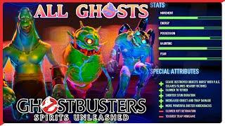 ALL BASE GHOST TYPES & ABILITIES IN GHOSTBUSTERS: SPIRITS UNLEASHED!