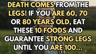 Your Legs Are the First to Weaken! Eat These 10 Foods to Keep Them Strong
