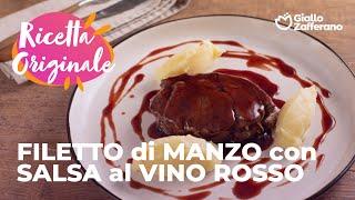 FILETTO di MANZO con SALSA al VINO ROSSO...raffinato e saporito!