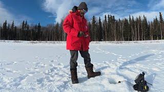 Winter Van Camping In Alaska Travel In Snow & Hot Springs & Ice Fishing Tent Part 3