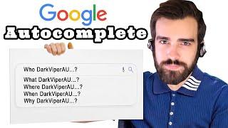 What Do People Google About Me? - Answering Google Autocomplete (Outdated)