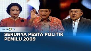 Serunya Adu Argumen Debat Capres Mega, SBY dan JK Dok.2009