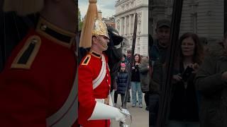 HORSE MAKES ROYAL GUARD SMILE | Horse Guards, Royal guard, Kings Guard, Horse, London, 2024