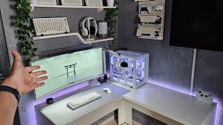 MEU SETUP GAMER BRANCO ATUALIZADO 2024 - O QUE VOU MUDAR?