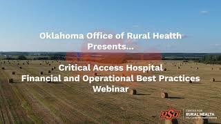 Critical Access Hospital Financial and Operational Best Practices