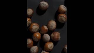 Close up video of Hazelnuts #shorts