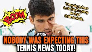 TENNIS NEWS! LATEST NEWS!NOBODY WAS EXPECTING THIS! TOOK EVERYONE BY SURPRISE! Carlos Alcaraz News