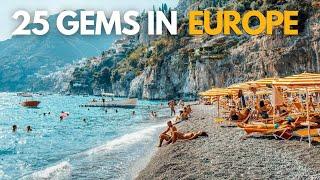 25 Most Beautiful Places to See Before MASS TOURISM Takes Over  | Europe Travel