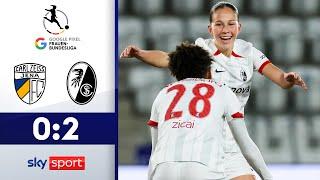 Freiburg siegt im Nachholspiel! | FC Carl Zeiss Jena - SC Freiburg | Highlights - Frauen-BL 2024/25