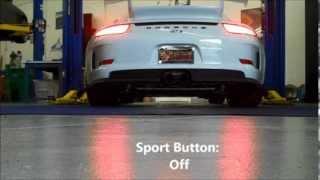 Sharkwerks Exhaust on brand new Porsche 2014 991 GT3