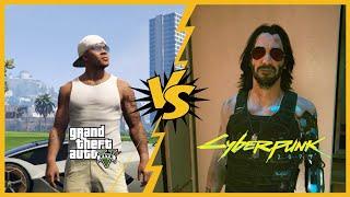 GTA V vs Cyberpunk 2077 - Comparison of Details! Which is best?