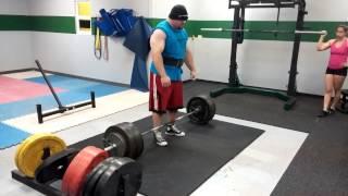 The Spot Athletics owner doing 635lb deadlift