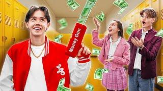 WOW! RICH STUDENTS VS POOR STUDENTS! Homeless Boy Pretends To Be a Billionaire | Million Dollar Bet