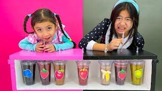 ¡Reto de Batidos de Frutas con Maddie y Jannie y Aventuras para Niños Doctor Eric!