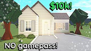 10k Bloxburg *NO GAME PASS* Starter House Build For Beginners