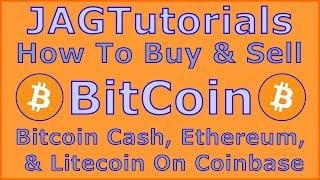 How To Buy Bitcoin, Ethereum, & Litecoin Using The Coinbase Cryptocurrency Exchange (Part 1)