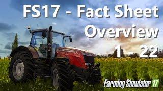 FS 17 - Fact Sheet Overview