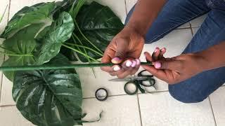 DIY Faux Plant - Quick, Easy and Inexpensive Decor || Zala's Creativity