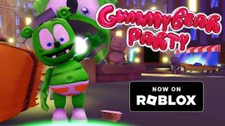 Gummy Bear Party!  NEW Roblox Game Out Now - Gummibär Official X Freeground