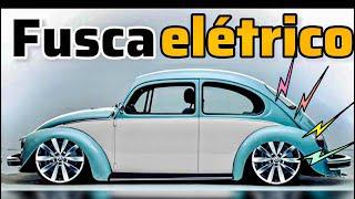 ADAPTEI UM MOTOR ELETRICO EM UM FUSCA. #metalúrgica #automobile #fusca #clubedofusca #carrosantigos