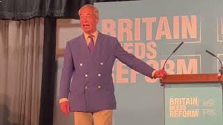 Farage and the Putin banner