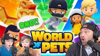 First Time Playing WORLD OF PETS by the Norris Nuts! NEW GAME!!