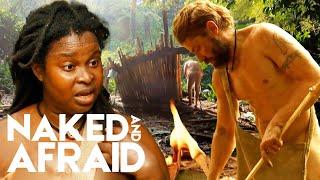 Can They Make Shelter Before the Rain Storm Hits? | Naked and Afraid
