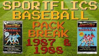 1987 & 1988 Sportflics Baseball Cards - Mini Pack Break