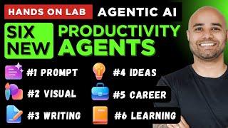 Master All 6 New Microsoft 365 Copilot Agents | Boost Your Productivity in One Video