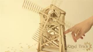 Механический конструктор 3D пазл Wood Trick Мельница