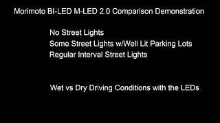 Morimoto BI-LED M-LED 2.0 Comparison