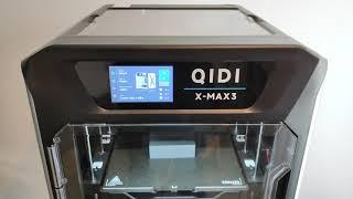 Qidi X-Max 3  Test Print. Regular ABS Print