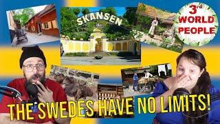 3rd WORLD PEOPLE DISCOVER THE SKANSEN MUSEUM IN STOCKHOLM | SWEDEN REACTION