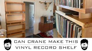 DIY Vinyl Records Storage Shelf Unit from dimensional lumber - woodworking