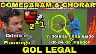 Polêmica em Flamengo 2x1 Vasco! Decisão do árbitro REVOLTA torcedores! 