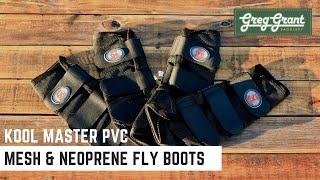 Help Your Horse Ease Through This Insect Season with the Kool Master PVC and Neoprene Fly Boots