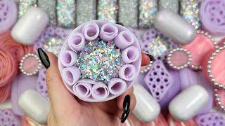 ASMR SOAPCompilation setCrushing soapCutting soap cubesFOAM&GLITTER&STARCH