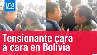 Bolivia: cara cara entre el presidente de Bolivia, Luis Arce, y el general Juan José Zúñiga