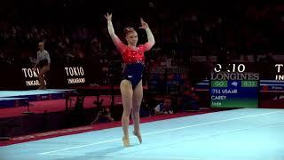 Jade Carey (USA) Floor Team Final 2019 Stuttgart World Championships