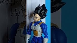 La Cartulina #anime #shfiguarts #stopmotion #dragonball #dbz #humor #goku #vegeta #shorts #akira