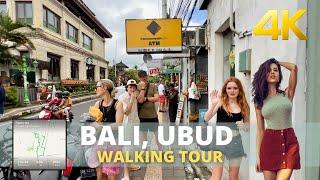  4K Virtual Walking Tour through Culture Center of UBUD BALI INDONESIA - City Walks