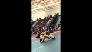 Zack Messer wrestling highlights (2014-2015) Hayes)