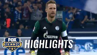 Leon Goretzka gives Schalke 1-0 lead | 2017-18 Bundesliga Highlights