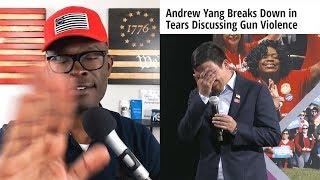 Andrew Yang Breaks Down Into A Puddle Of TEARS Over Gun Violence!