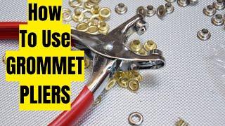 How To Use Grommet Pliers; Paxcoo Grommet Pliers Kit Review