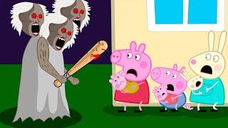 Peppa Pig vs Zombie Apocalypse, Peppa Pig Family Face Zombies At House!! | Peppa Pig Funny Animation